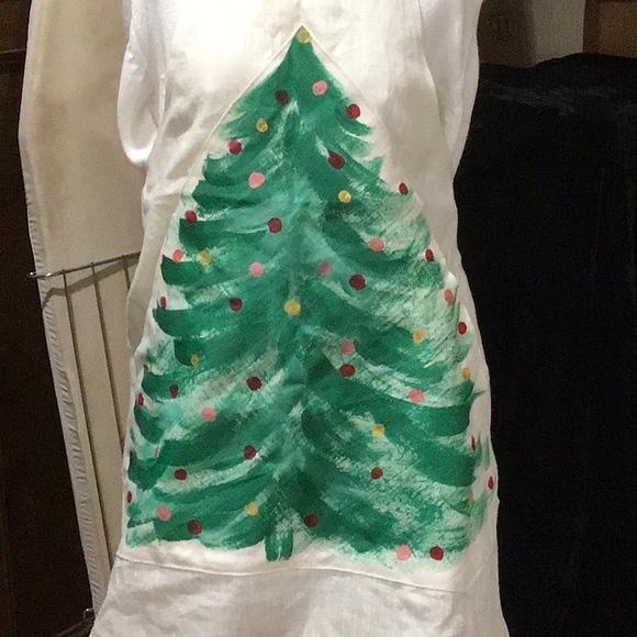 Hand painted apron - Picture 1 of 3